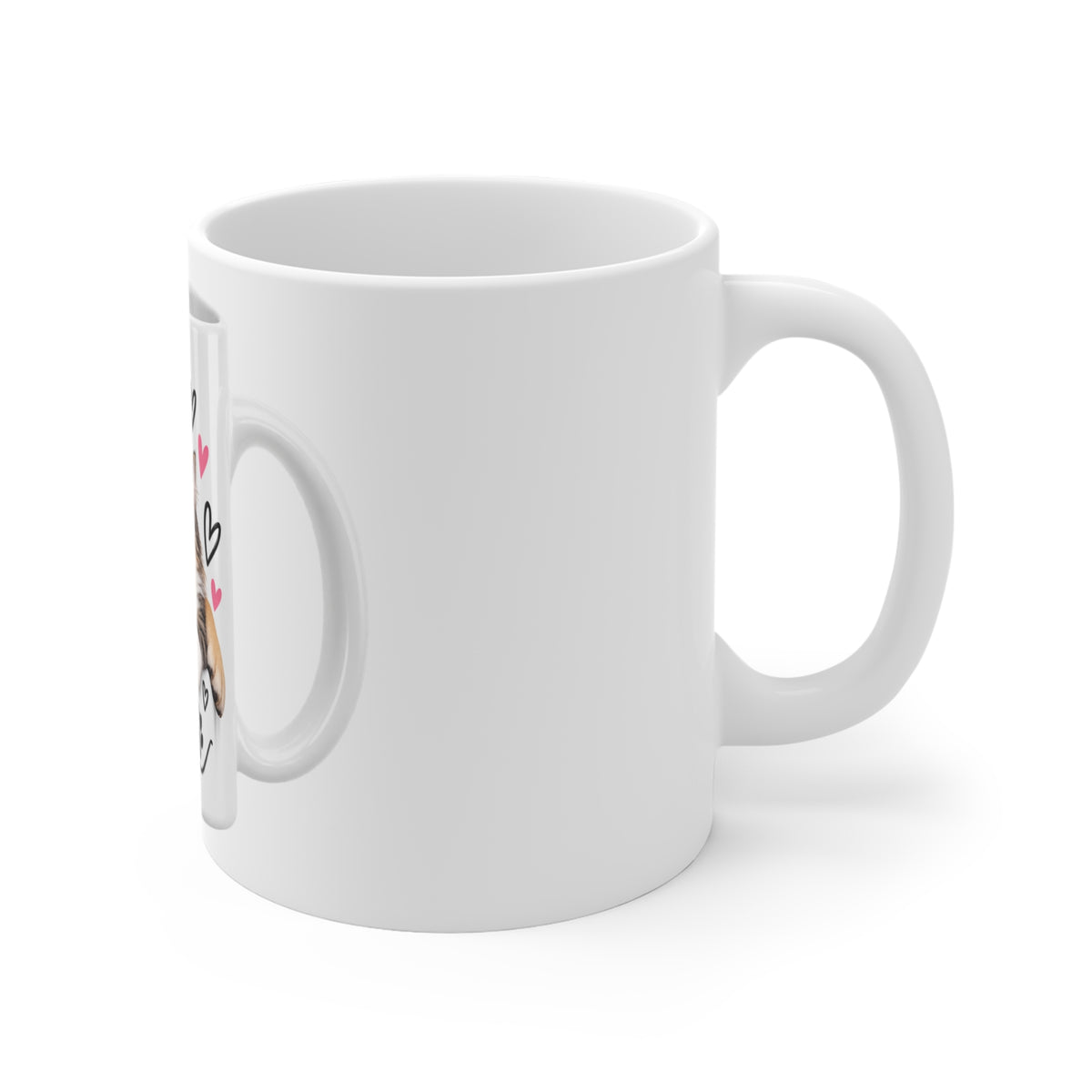 Mug Chien et Chat - La Tasse des Amoureux des Animaux (11oz) | Personnalisable