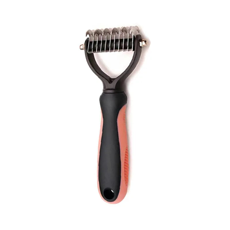 Brosse de toilettage professionnelle anti-mue pour chien et chat - Démêlant et coupe-nœuds