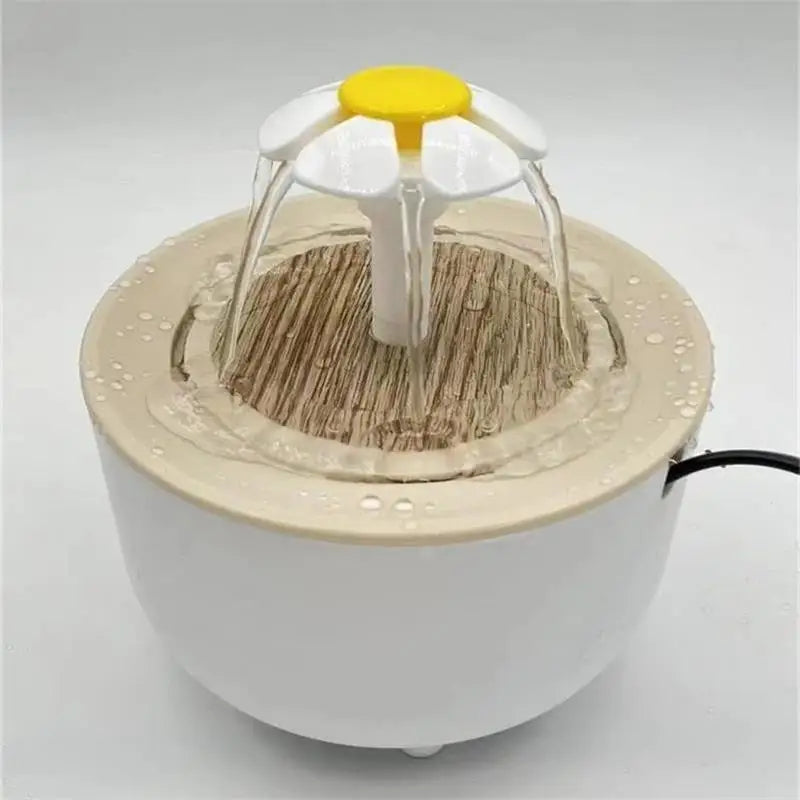 Fontaine à eau silencieuse pour animaux 1,2L - Filtre automatique USB, circulation continue, gamelle distributrice pour chats