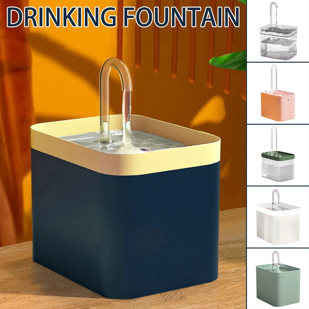 Fontaine à eau 1,5L pour chat - Grande capacité, circulation continue, multi-filtration, silencieuse