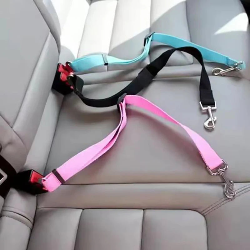Ceinture de Sécurité Voiture pour Chien et Chat – Laisse Rétractable Réglable et Sécurisée