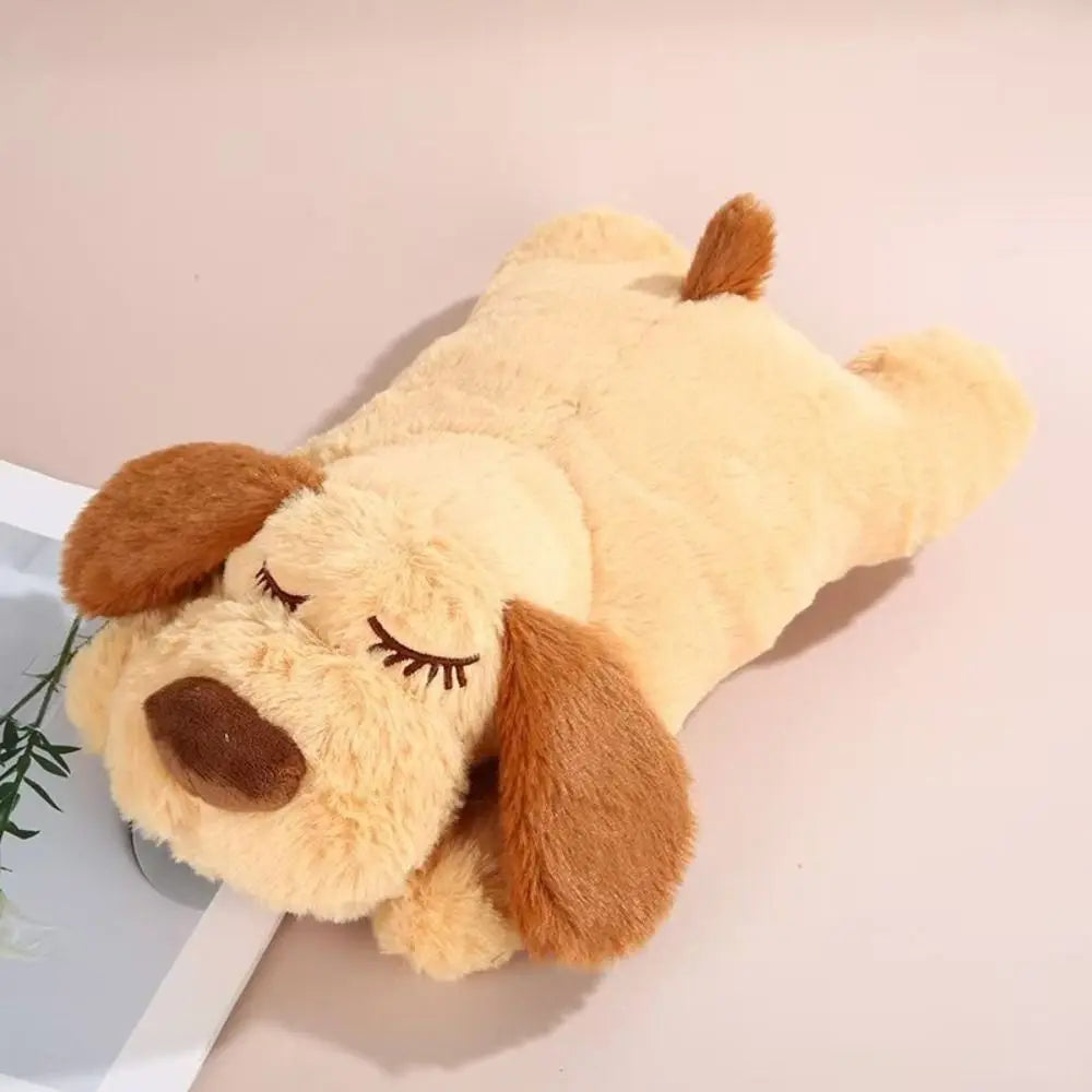 Peluche Apaisante pour Chien – Jouet avec Battement de Cœur Intégré, Anti-Anxiété, Aide au Sommeil pour Chiot