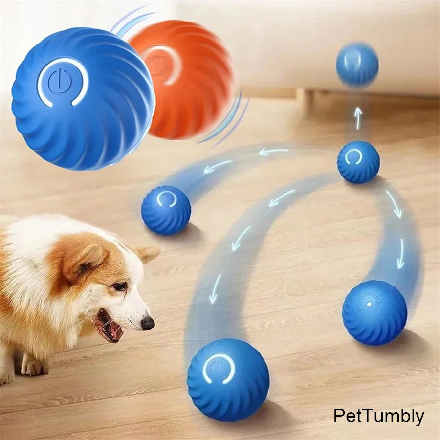 Balle Intelligente Interactive pour Chiens et Chats – Électrique, Rebondissante, Rechargeable USB, Cadeau Idéal