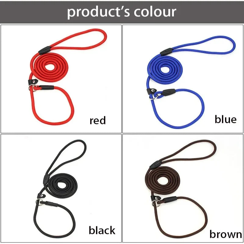 Laisse Nylon Coulissante pour Chien 130 cm – Réglable, Solide et Portable pour la Promenade