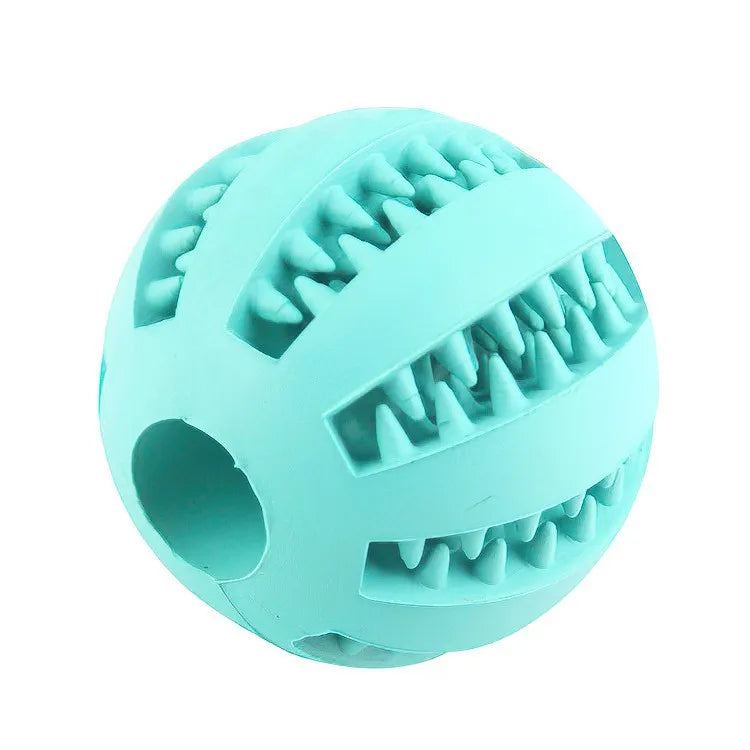 Balle Jouet pour Chien – Non Toxique, Résistante aux Morsures, Distributeur de Friandises, Nettoyant Dentaire pour Chiens et Chats