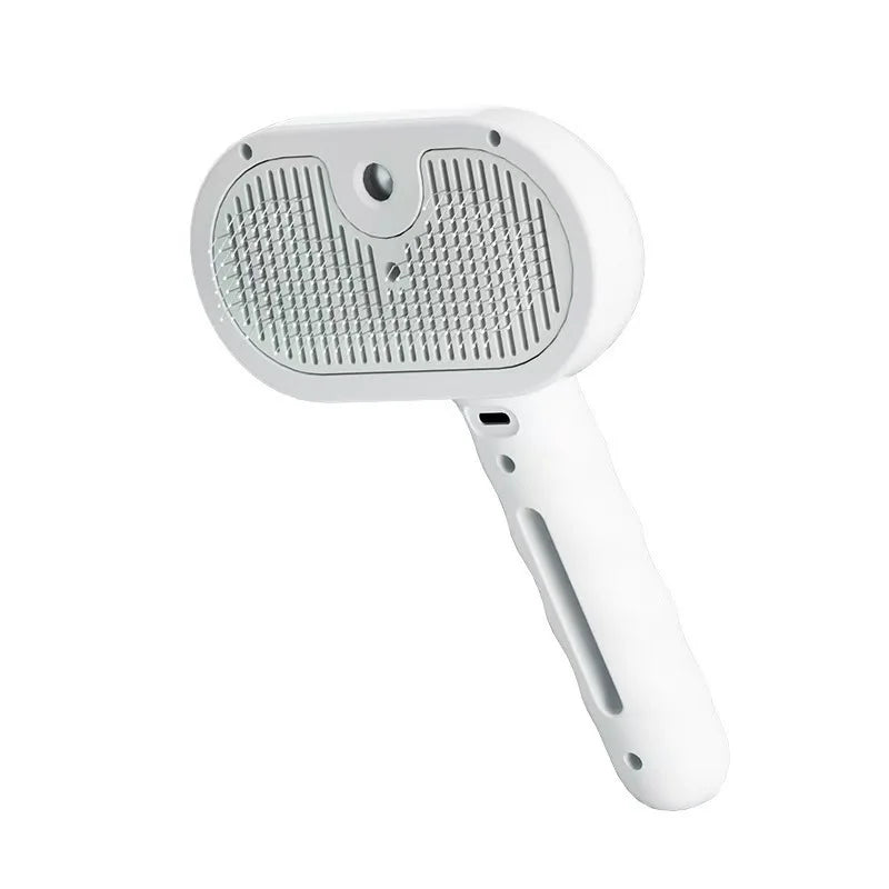 Brosse vapeur électrique 3 en 1 pour chien et chat - Toilettage, démêlage et massage