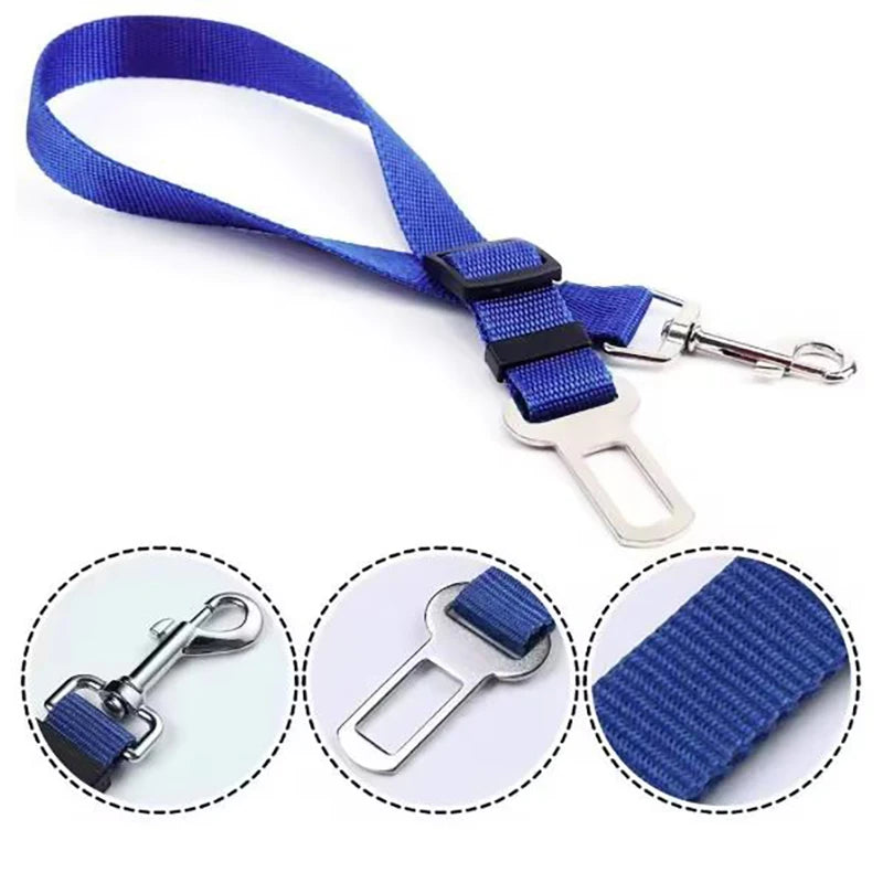 Ceinture de Sécurité Voiture pour Chien et Chat – Laisse Rétractable Réglable et Sécurisée