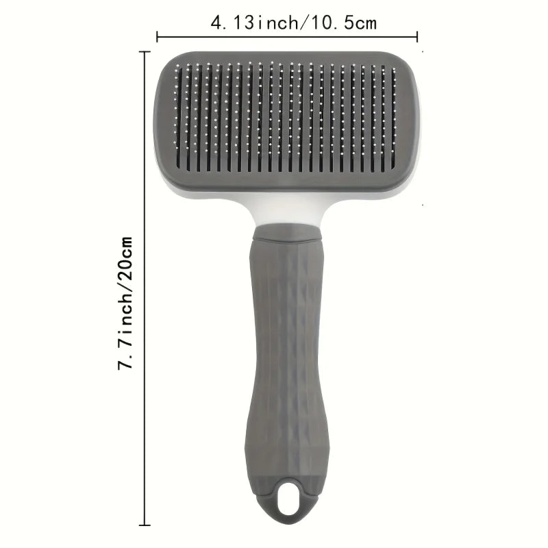 Brosse de toilettage auto-nettoyante pour chat et chien - Retrait des poils en un clic, toutes saisons