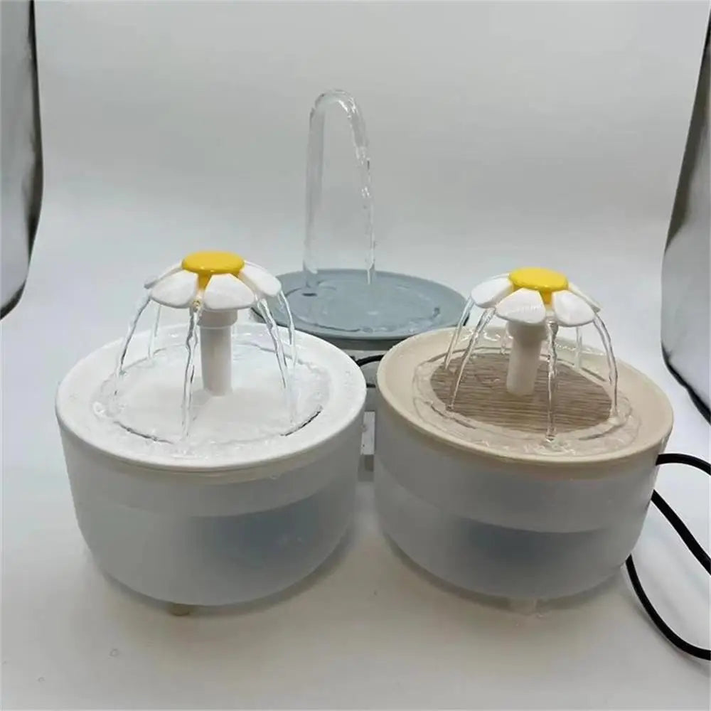 Fontaine à eau silencieuse pour animaux 1,2L - Filtre automatique USB, circulation continue, gamelle distributrice pour chats