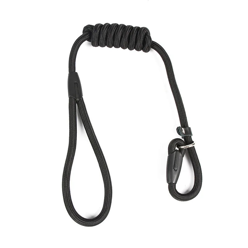 Laisse Nylon Coulissante pour Chien 130 cm – Réglable, Solide et Portable pour la Promenade