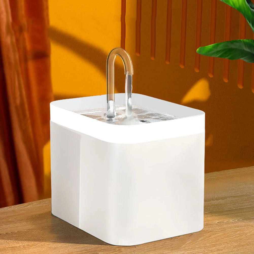 Fontaine à eau 1,5L pour chat - Grande capacité, circulation continue, multi-filtration, silencieuse