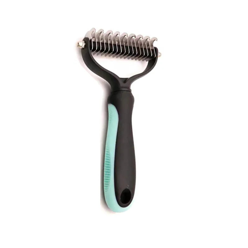 Brosse de toilettage professionnelle anti-mue pour chien et chat - Démêlant et coupe-nœuds