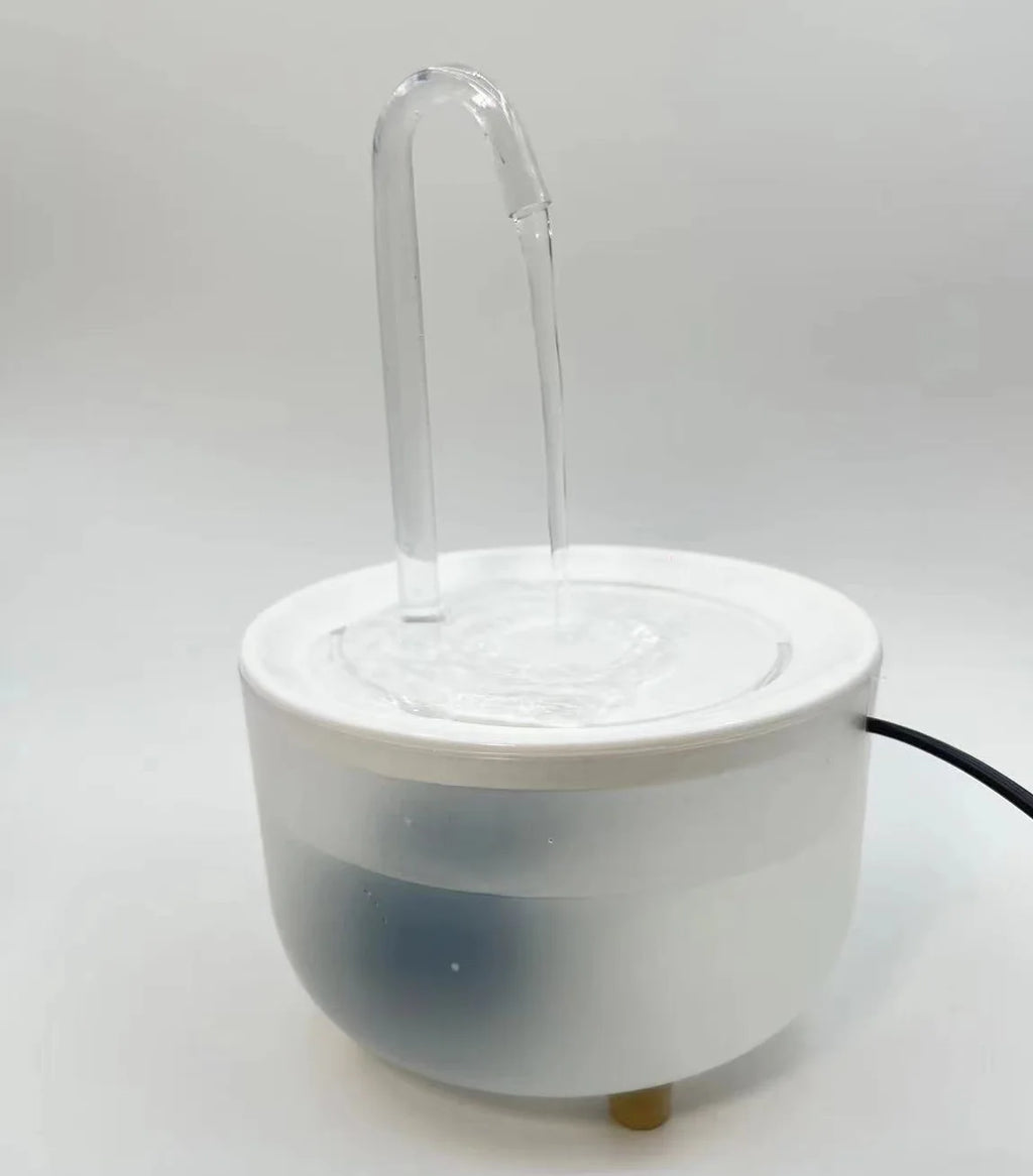Fontaine à eau silencieuse pour animaux 1,2L - Filtre automatique USB, circulation continue, gamelle distributrice pour chats