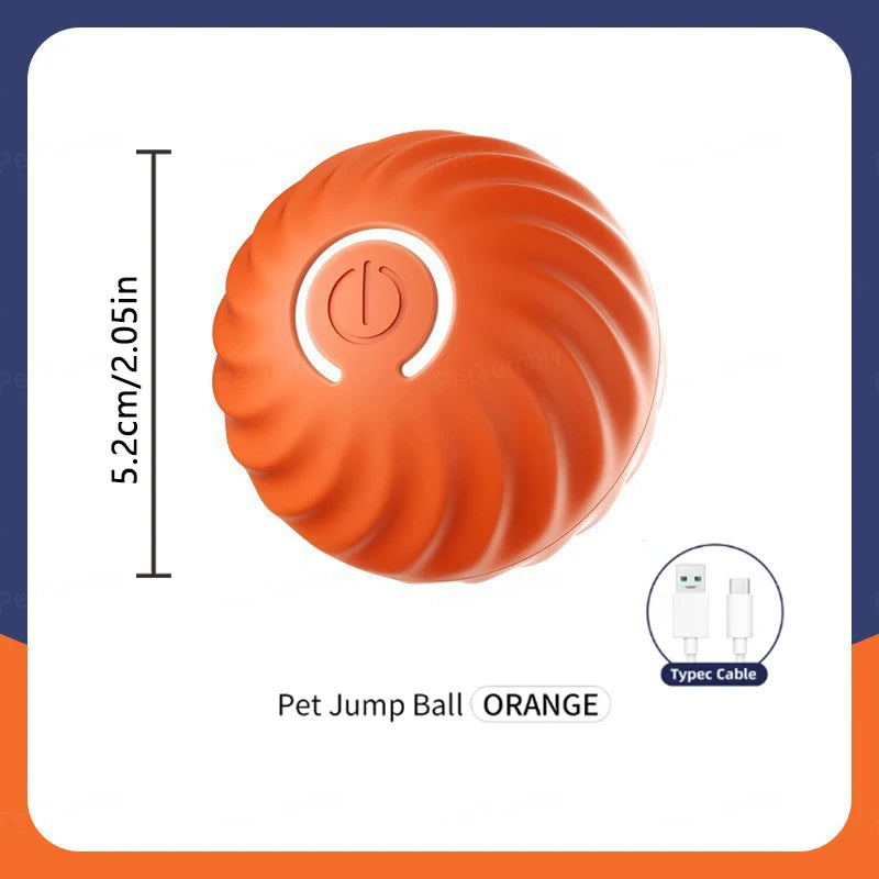 Balle Intelligente Interactive pour Chiens et Chats – Électrique, Rebondissante, Rechargeable USB, Cadeau Idéal