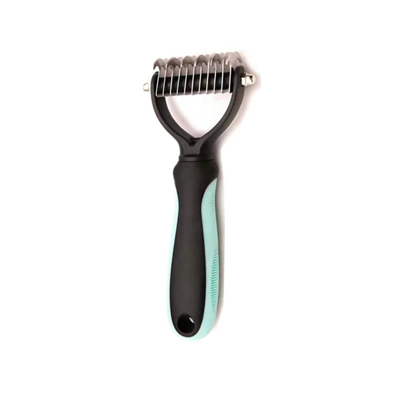 Brosse de toilettage professionnelle anti-mue pour chien et chat - Démêlant et coupe-nœuds