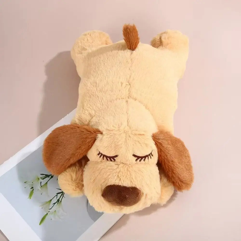 Peluche Apaisante pour Chien – Jouet avec Battement de Cœur Intégré, Anti-Anxiété, Aide au Sommeil pour Chiot