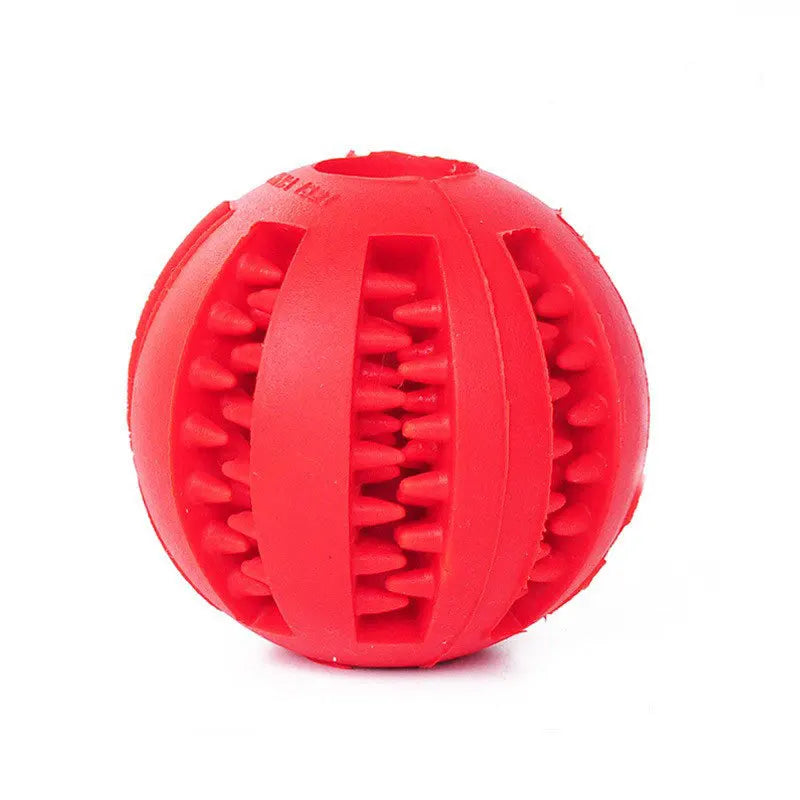Balle Jouet pour Chien – Non Toxique, Résistante aux Morsures, Distributeur de Friandises, Nettoyant Dentaire pour Chiens et Chats