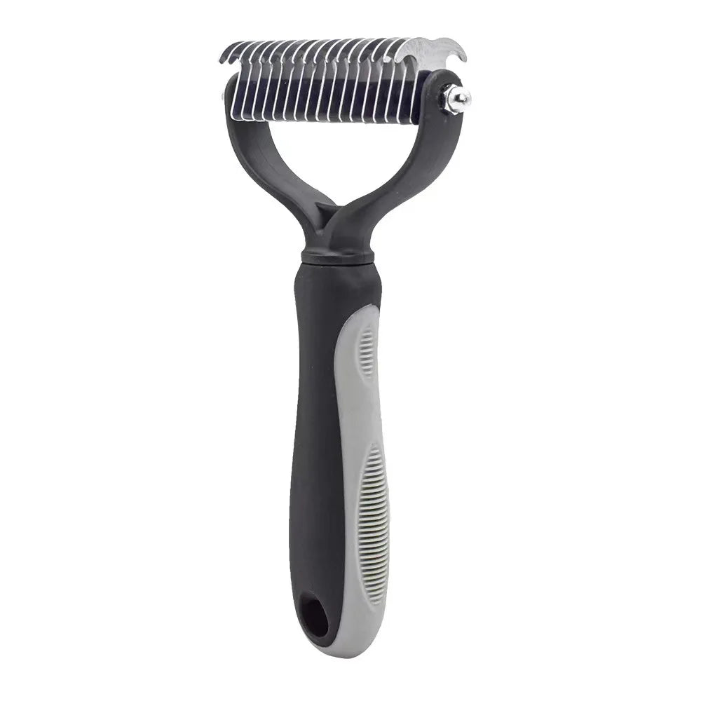 Brosse de toilettage professionnelle anti-mue pour chien et chat - Démêlant et coupe-nœuds
